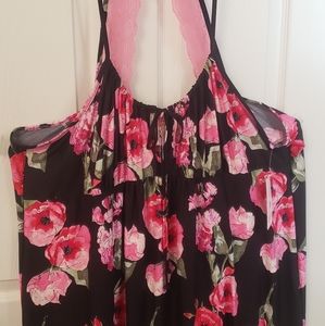 Floral 🌺 print chemise baby doll style sleeper 💤 😴 🛏